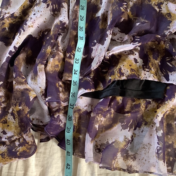 NWT Simply Vera Wang hi-lo abstract floral dress M - Picture 11 of 13